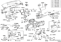 5542028280-PANEL ASSY, INSTRUMENT CLUSTER FINISH, CENTER