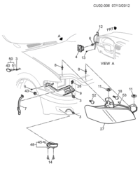 9028552-Head lamp (w/stop lamp & turn signal lamp) (including 18) (head lamp bulb assy with HP logo)