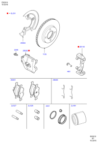CN151125AB-BRAKE DISC LR/RR SPORT/L320