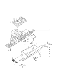 80B857324-Element & switch assy-brake