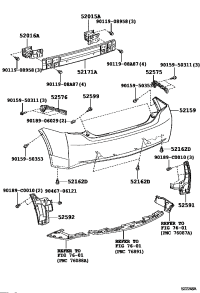 5215947905-COVER, RR BUMPER