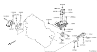 112541KA1A-SUPPORT-ENGINE MOUNTING,LH