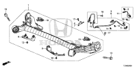 42100TC4H01-Member, rear axle frame