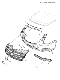 25816853-Mldg (incl. 2.3), hood
