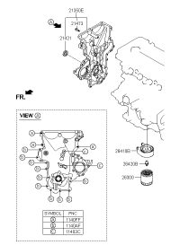 213502B703-COVER ASSY-TIMING CHAIN