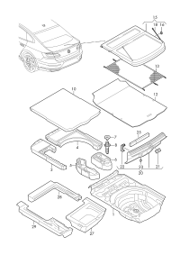 L3G88635441BS-Lining, spare wheel run