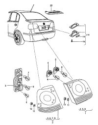6Q5945097A-Lamp assy-signal