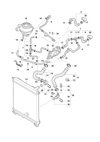 5QD122073B-RADIATOR HOSE/A3/GOLF/JETTA