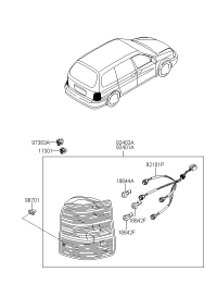MA00251179C-GROMMET CLIP