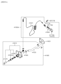 416302E100-Tube assy-clutch