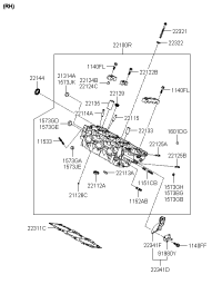 223113E150-GASKET-CYLINDER HEAD RH