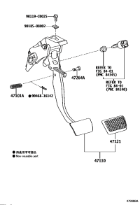 4711002820-SUPPORT ASSY, BRAKE