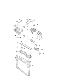 5QD129618M-Hose, air intake