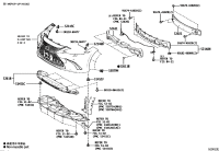 5202133240-REINFORCEMENT SUB-ASSY, FRONT BUMPER