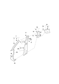 3CC867288-Trim C- pillar