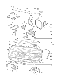 5NB941113D-LED headlamp