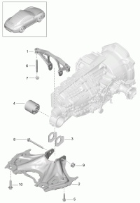 99137505500-Mounting, transaxle