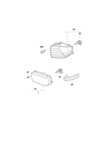 1ZD941699-Halogen fog lamp