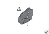 61312452523-Switch seat adj rr