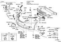 5211453170-BRACKET, FRONT BUMPER EXTENTION MOUNTING