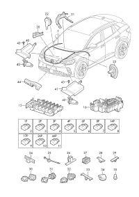 11D971420-Wire, engine room * part number can be ordered manually together with## * vehicle production number