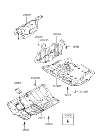 2911026020-UNDER BODY SKID PLAT