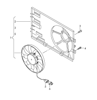 7P0121203E-Radiator, fan