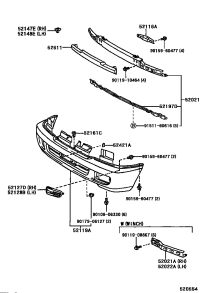 5211960916-COVER, FR BUMPER L/COLOR