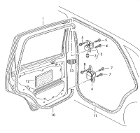 6Q6833055E-Door assy-rr, lh