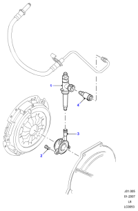 UUB500040-Cylinder assy-clutch sub