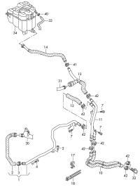 7P0121065P-Coolant pipe