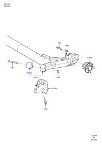 ACP12C299D3B-WHEEL HUB REAR-EVOQUE