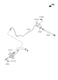 416100U100-CYLINDER ASSY-CLUTCH MASTER