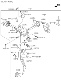 416052W200-Clutch master cyl & hose