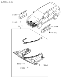 291102W000-Pnl assy-under cover