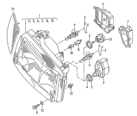 L3A0941015N-HALOGEN HEADLIGHTS