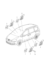 7N0959792J-Door control unit