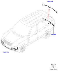 LR051080-HARNESS ASSY-OIL PRESSURE SENS