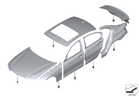 51769465400-Gasket, trunk lid