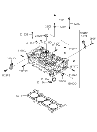 5Q01M25A01A-HEAD ASSY-CYL RH