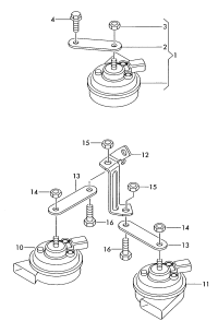 6Q0951221A-HORN/LH