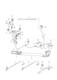 7N0971692BN-Wiring harness-door