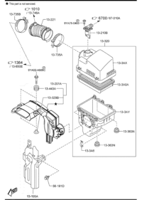 PY6N13221-HOSE-AIR INTAKE