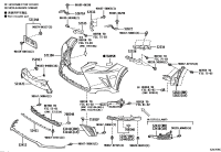 5241278020-GUARD, FRONT BUMPER, NO.2