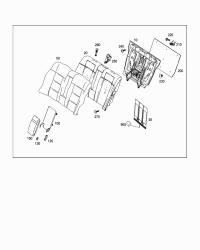 2129200032-Frame assy-seat back