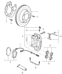 99735193904-Brake pad set