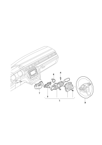5Q1953521HP-Switch, steering