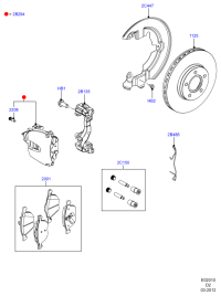 BV611125AA-BRAKE DISC FRT-C(W203)