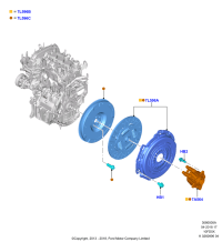 2S617A564CA-Hub & bearing-clutch release