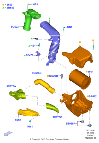 CV619C679BC-TUBE-CLUTCH OIL